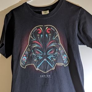 Karani Art Sugar Skull Darth Vader t-shirt Cancun